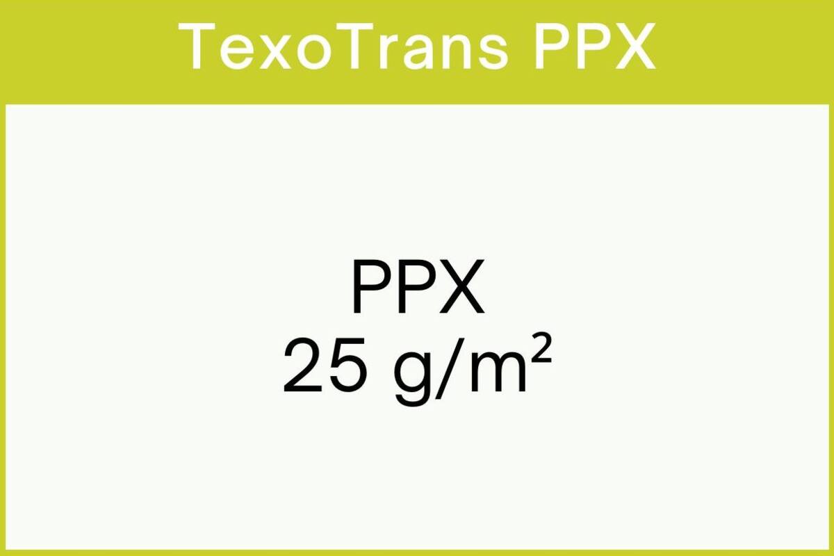PPX protection paper
25 g - 325 cm
Core: 76 mm, Roll Ø: max 17 cm